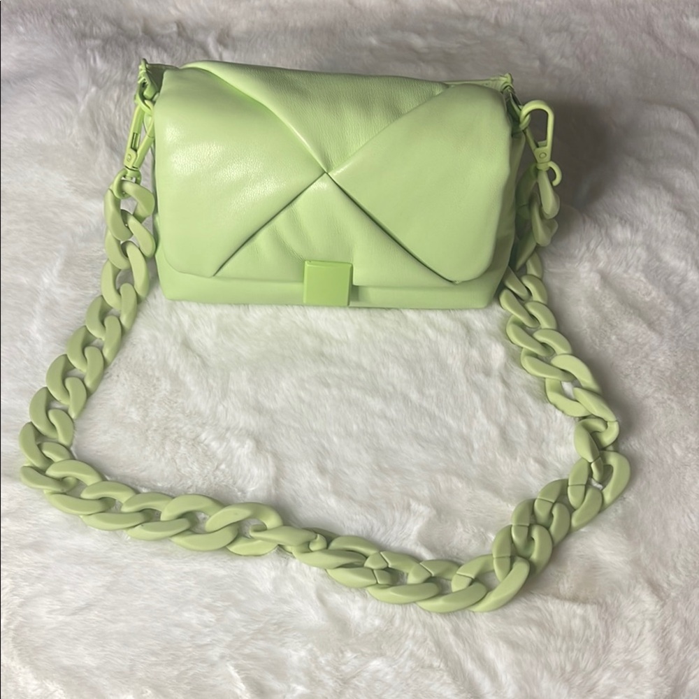 A New Day- Neon Lime Green Women's Bag